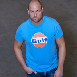 T-shirt GULF Dry-T bleu...